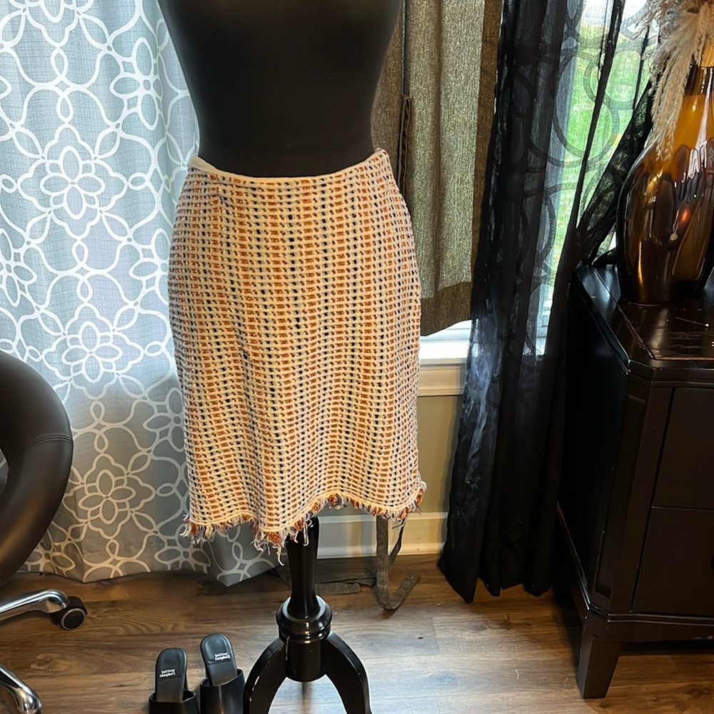 Tory Burch Tweed Skirt size XL